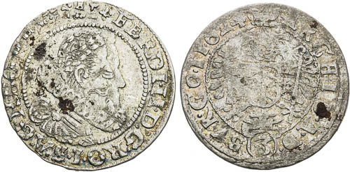 3 Krejcar 1624, 1625 (2 ks) - avers