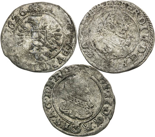3 Krejcar (3 ks) - revers
