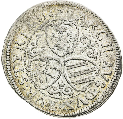 3 Krejcar 1629 - revers