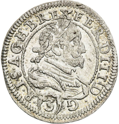 3 Krejcar 1630 - avers