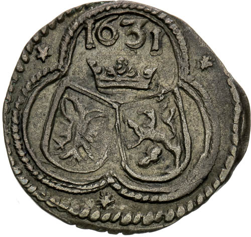 1/2 Krejcar 1631 - avers