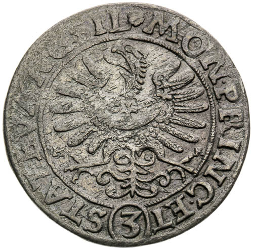 3 Krejcar 1634 - avers