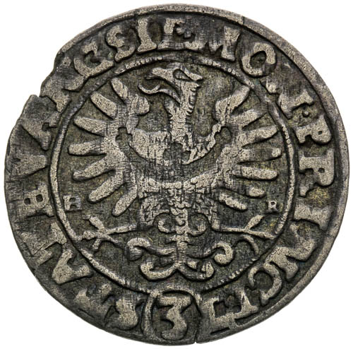 3 Krejcar 1634 - revers