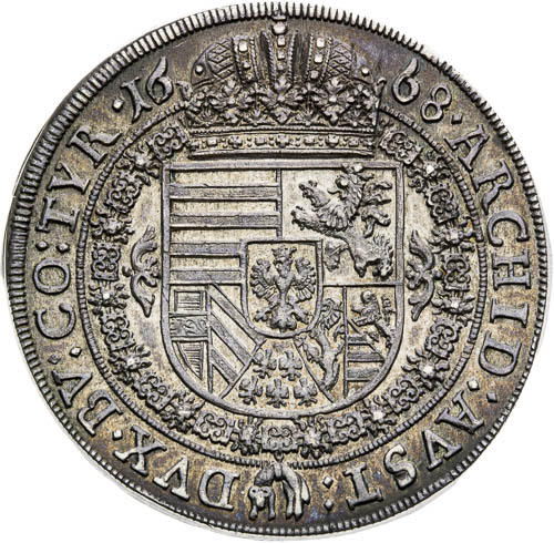Tolar 1668 - revers