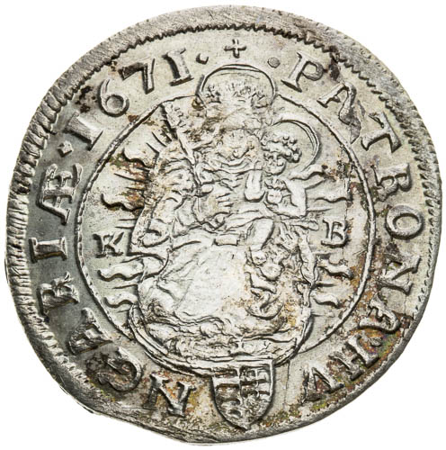 VI Krejcar 1671 - revers