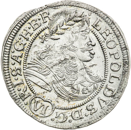 6 Krejcar 1673 - avers