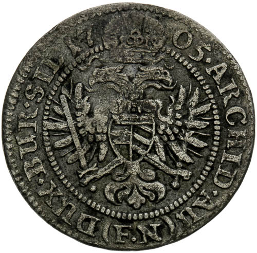 3 Krejcar 1705 - revers
