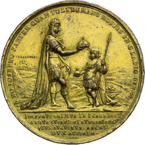 Medaile 1687 - revers