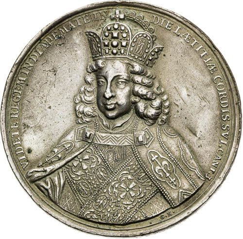 Stříbrná medaile 1690 - avers