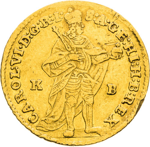 Dukát 1732 - averz