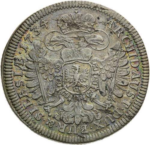 XV Grajciar 1734 - reverz