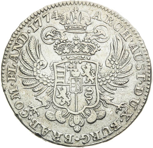 Křížový tolar 1774 - revers