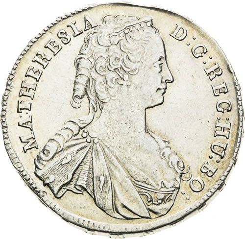 1/2 Tolar 1745 - avers
