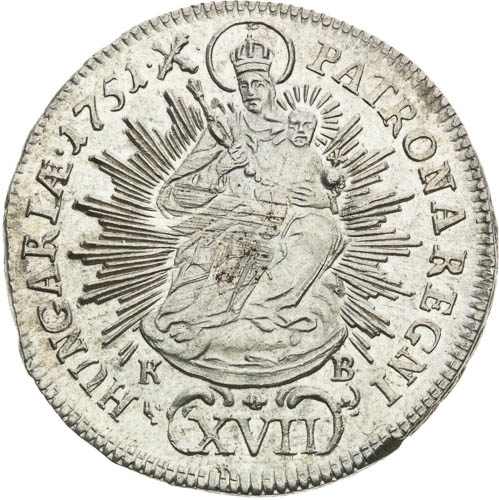 XVII Grajciar 1751 - reverz