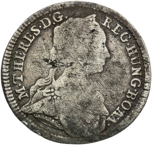 XV Grajciar 1745 - averz