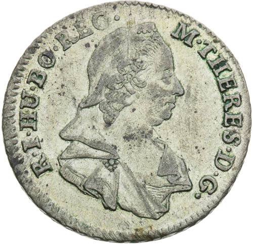 3 Grajciar 1779 - averz