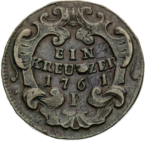 Krejcar 1761 - revers