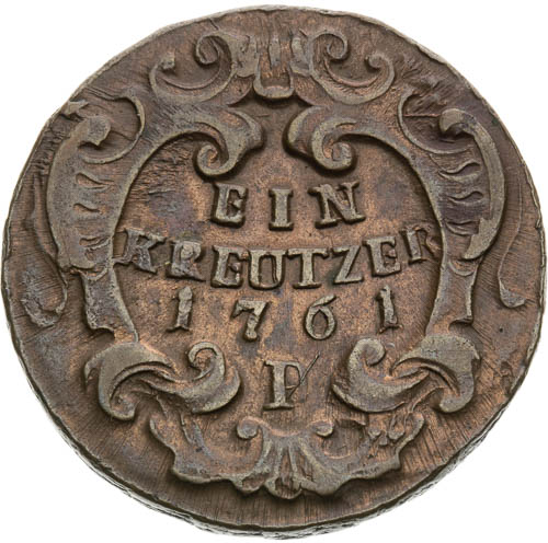 Krejcar 1761 - revers