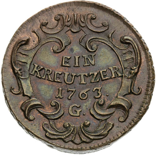 Krejcar 1763 - revers