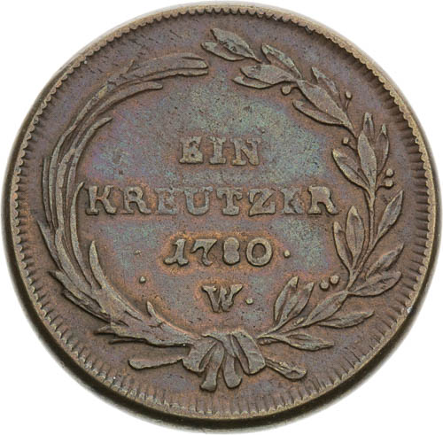 Krejcar 1780 - revers