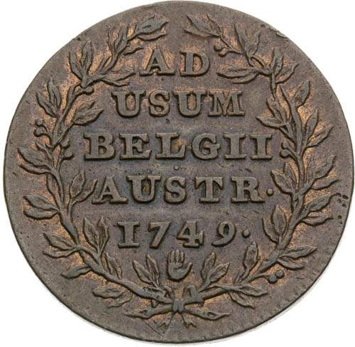 2 Liard 1749 - revers
