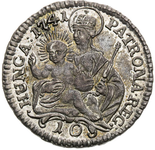 10 Denár 1741 - revers