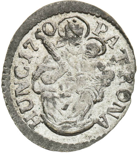 Denár 1750 - revers