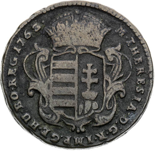 Denár 1763 - avers