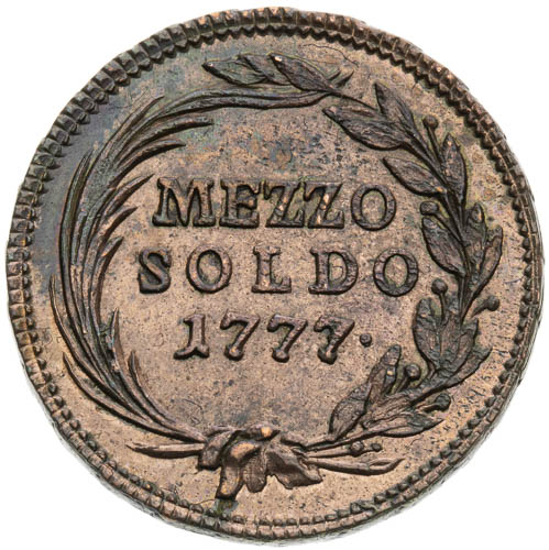1/2 Soldo 1777 - revers