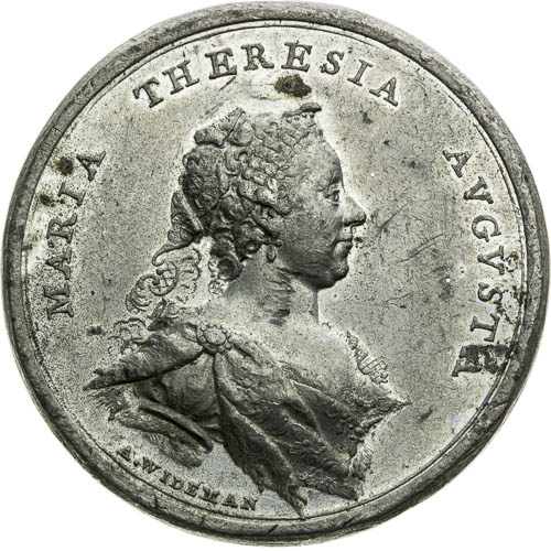 Medaile 1743 - avers