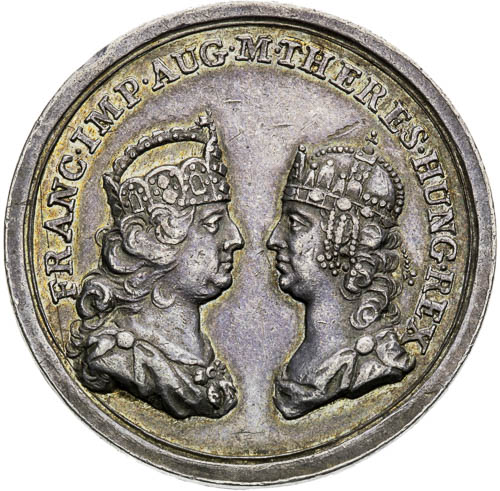 Stříbrná medaile 1751 - avers
