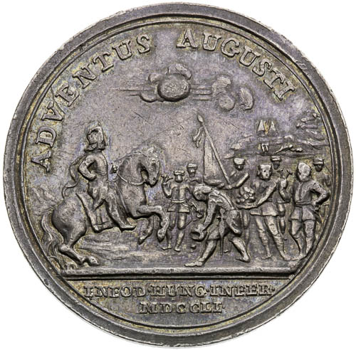 Stříbrná medaile 1751 - revers
