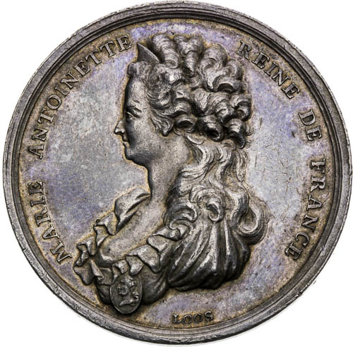 Stříbrná medaile 1793 - avers