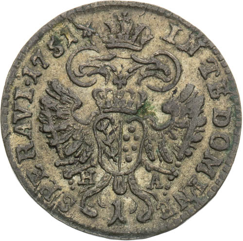 Krejcar 1751 - revers