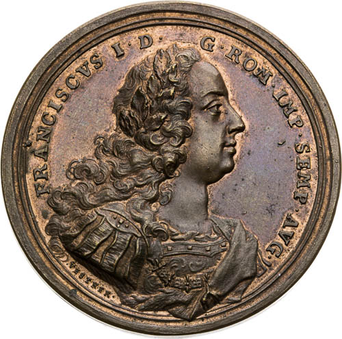 Medaile 1745 - avers