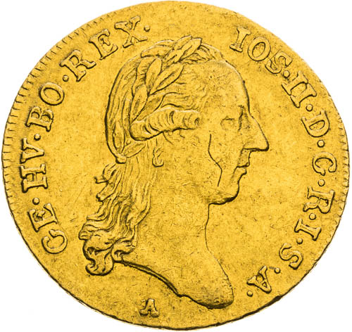 Dukát 1787 - avers