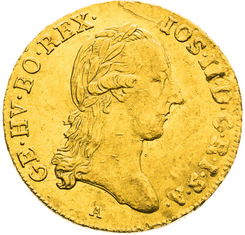 Dukát 1787 - avers