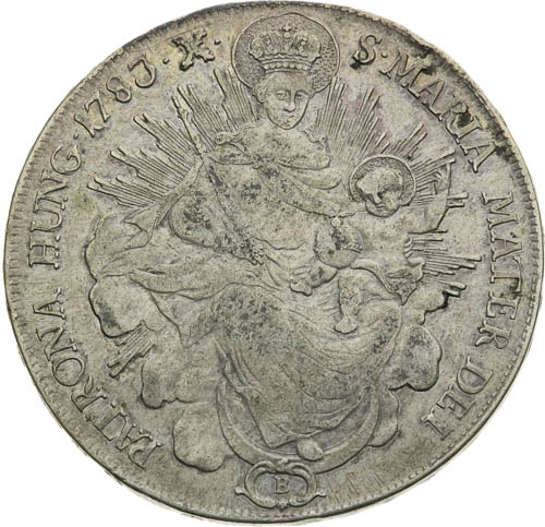 Tolar 1783 - revers