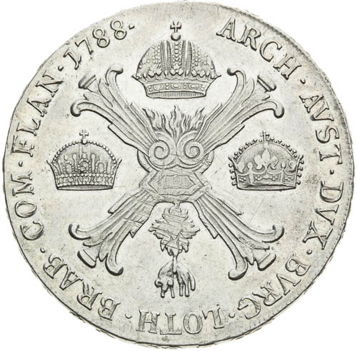 Tolar 1788 - revers