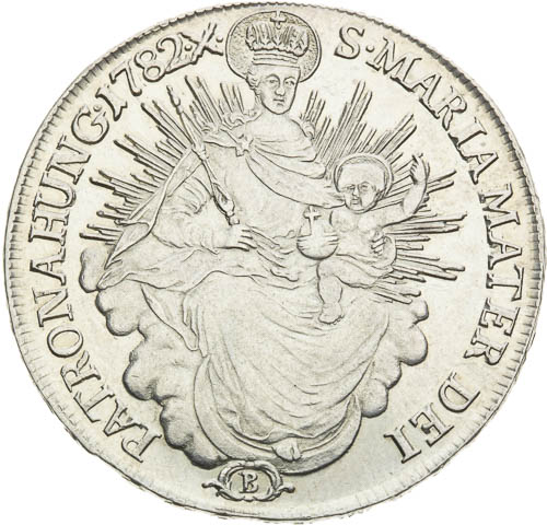 1/2 Tolar 1782 - revers