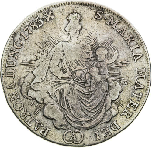 1/2 Tolar 1785 - revers