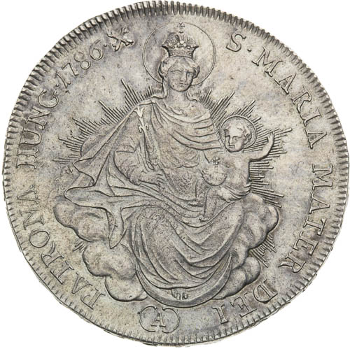 1/2 Tolar 1786 - revers