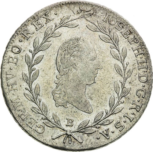 20 Krejcar 1787 - avers