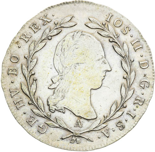 5 Krejcar 1790 - avers