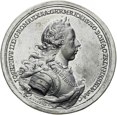 Stříbrná medaile 1764 - avers