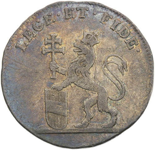 Stříbrný žeton 1792  - revers