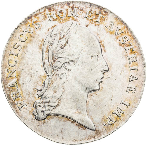 Stříbrný žeton 1804 - avers