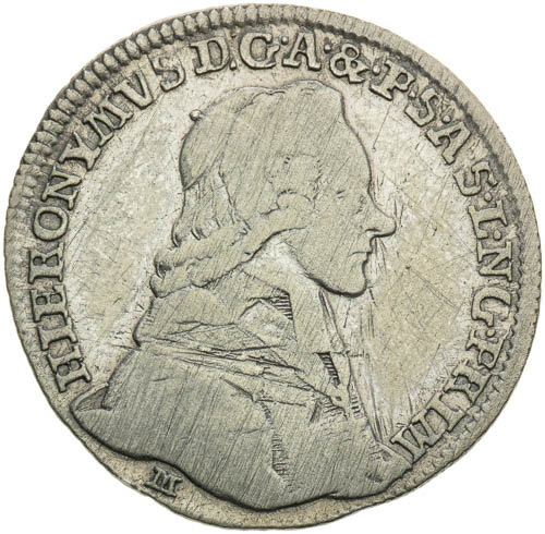 20 Krejcar 1782 - avers