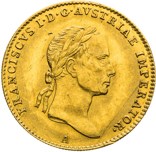 Dukát 1832 - avers