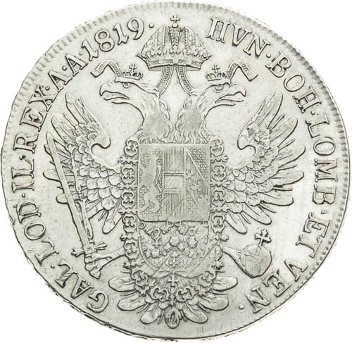 Tolar 1819 - revers